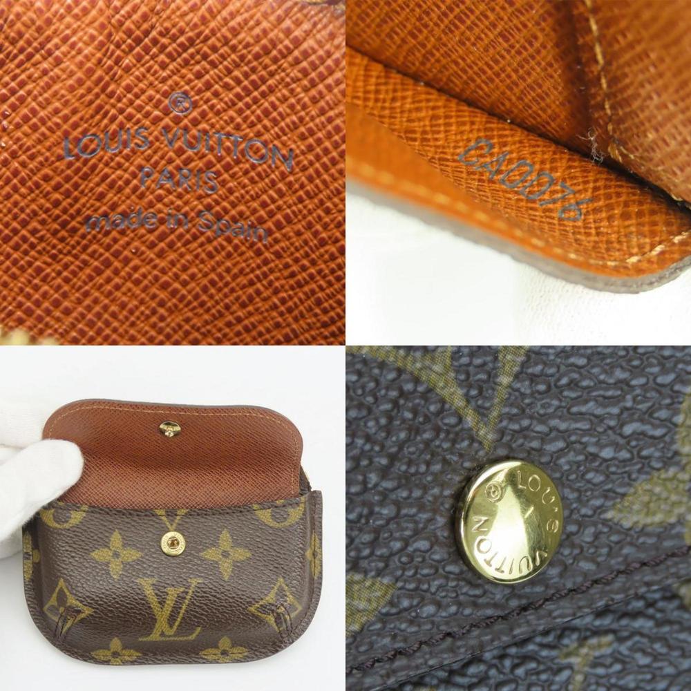 LOUIS VUITTON Wallet Coin Case Monogram Brown M60025 LV Accessories - Picture 9 of 11